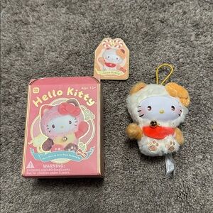 Hello Kitty Meow Blessings Vinyl Mini Plush Keychain - Blessing of Fortune